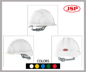 JSP SLIP RATCHET NON VENTED SAFETY HELMET