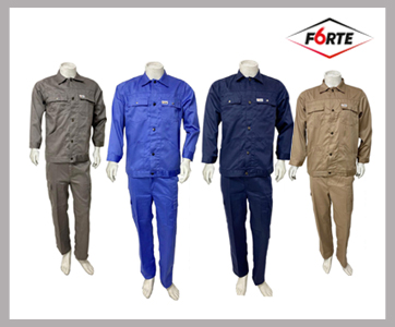 FORTE 100% TWILL COTTON PANT & SHIRT