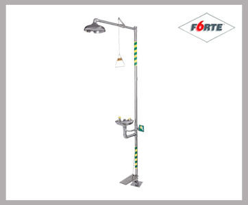 FORTE EYEWASH WITH SHOWER - SS