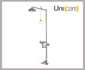 UNICARE EYEWASH WITH SHOWER - SS