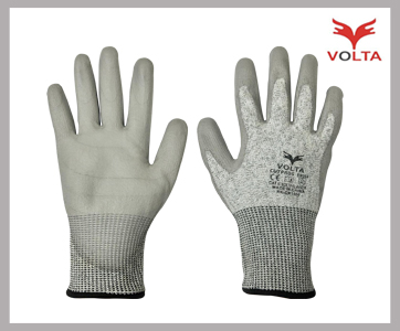 ANTI-CUT PU COATED GLOVES - CUT 5